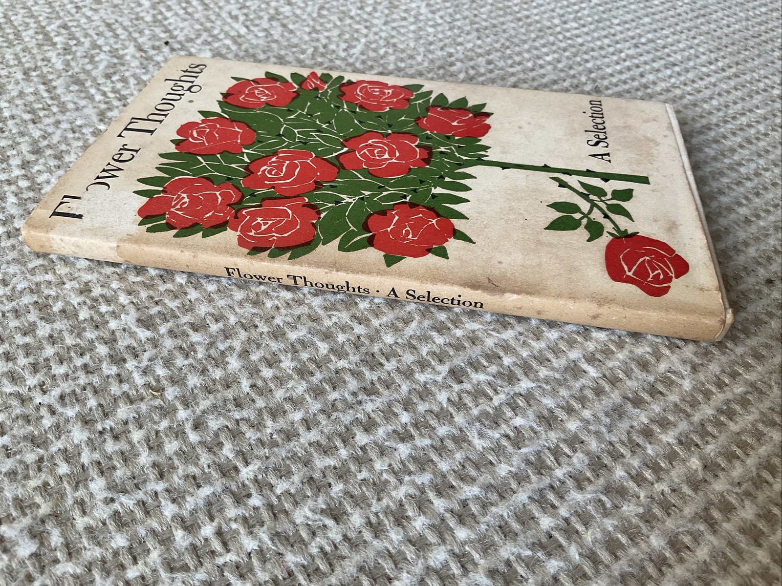 Flower Thoughts a Selection Eric Carle Peter Pauper Press Book 1967 Dust Jacket