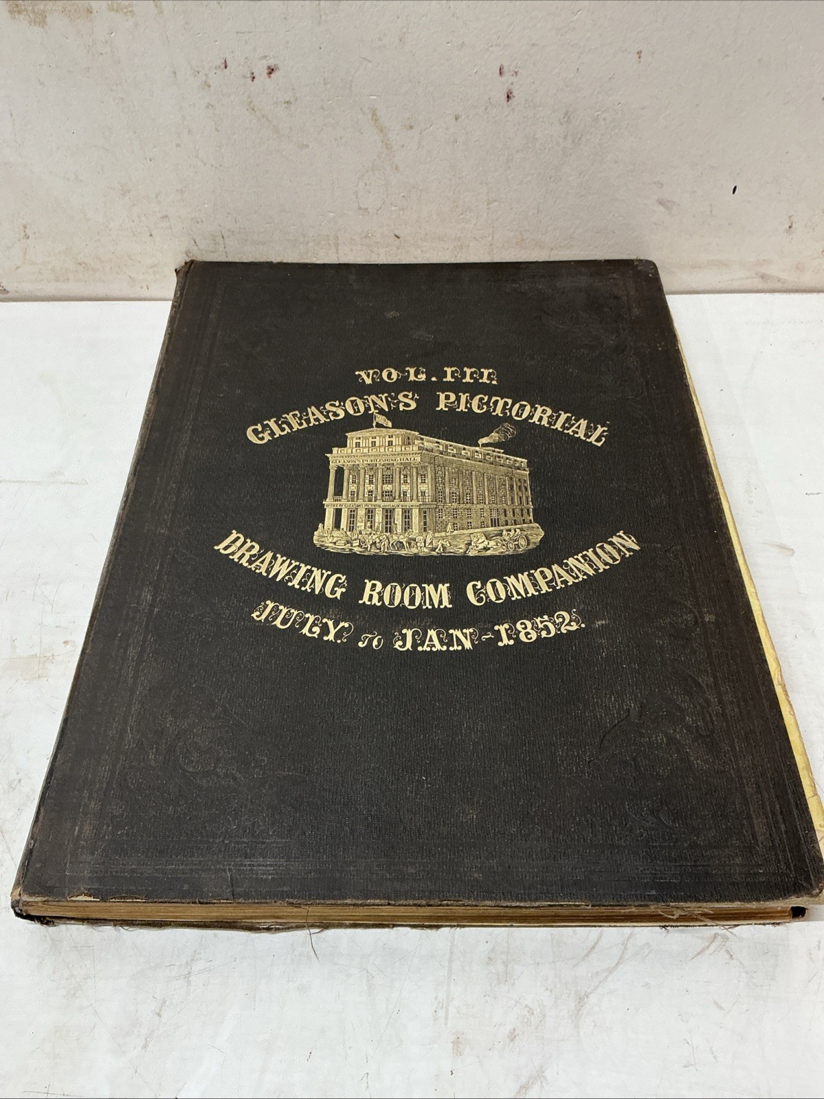1852 Vol III July-Dec Gleason’s Pictorial Drawing Room Companion