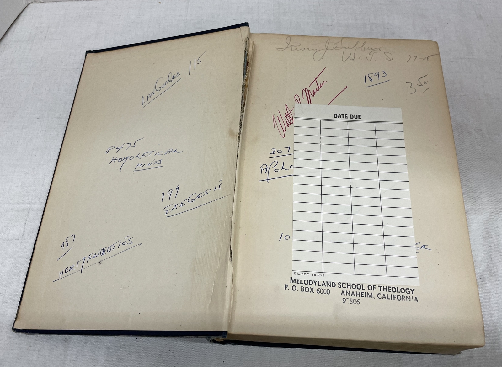 Theological Propaedeutic Study of Theology by Phillip Schaff 1916 HC