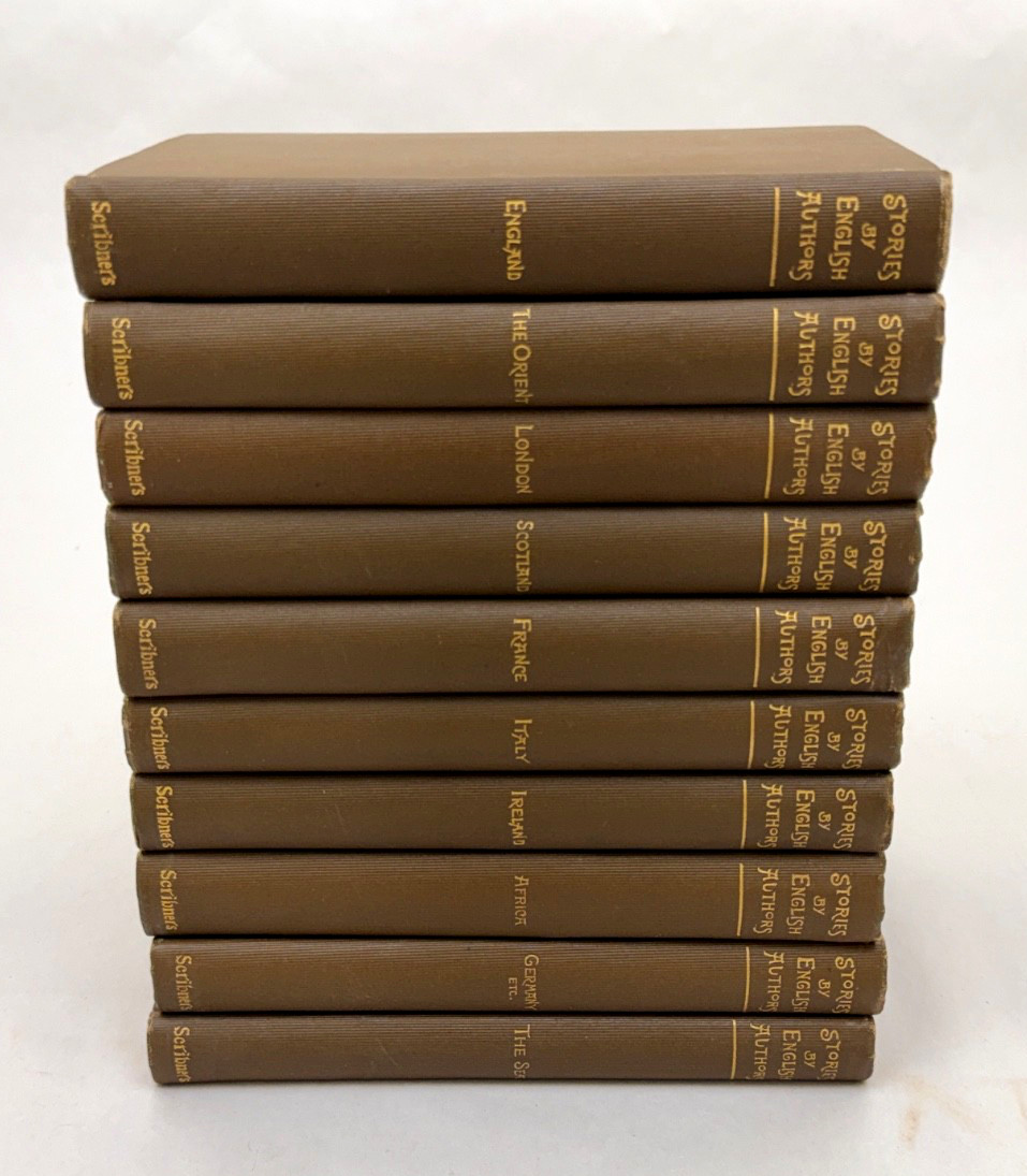 Antique 1898 Stories by English Authors Complete 10 Vol. Set