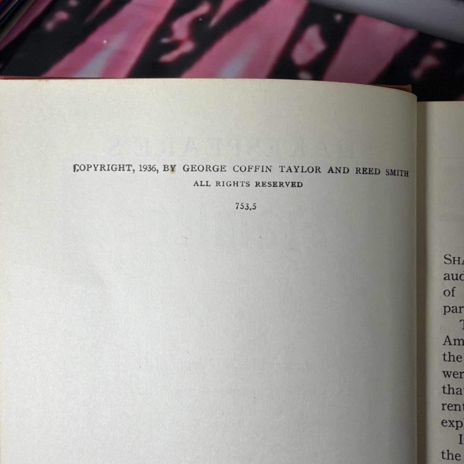 Vtg 1936 Shakespeares Hamlet Interlinear Edition Taylor Smith Ginn Red Hardcover
