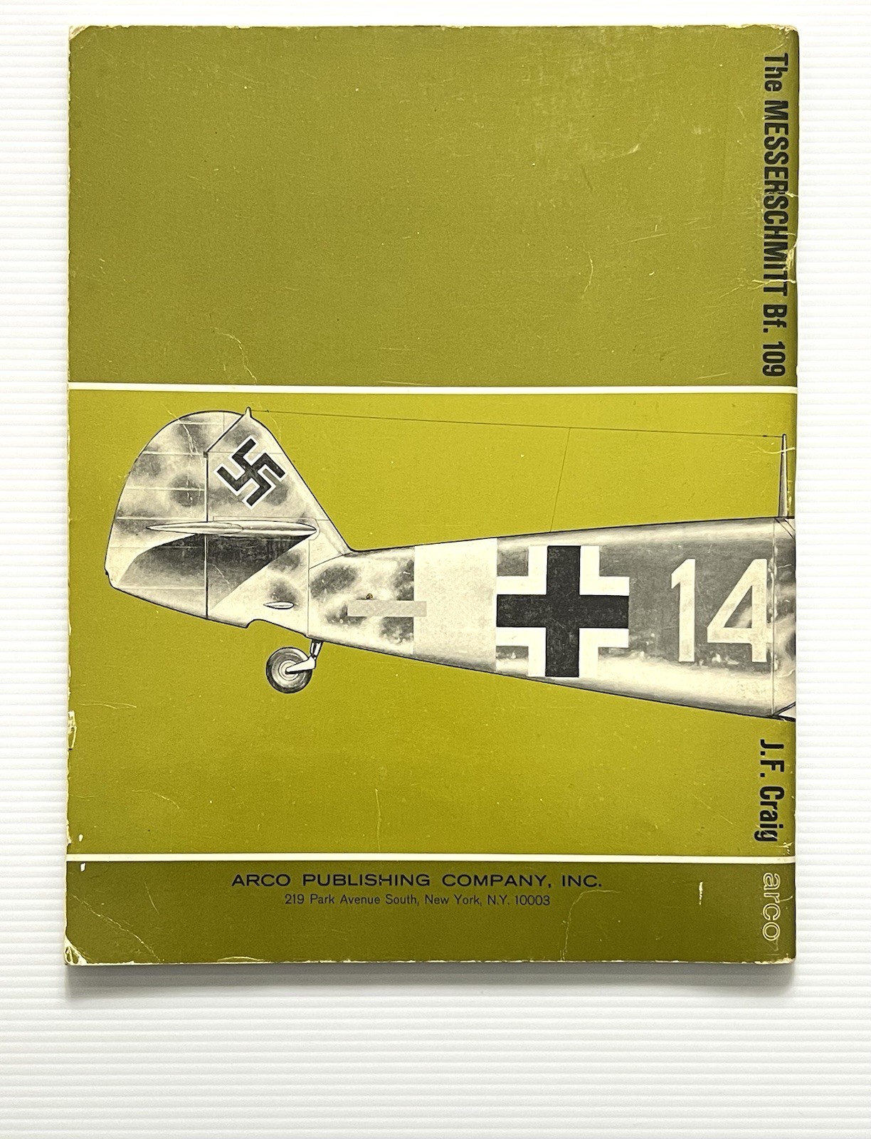The Messerschmitt Bf. 109 by Craig Illustrated WWII German Aircraft PB 1968