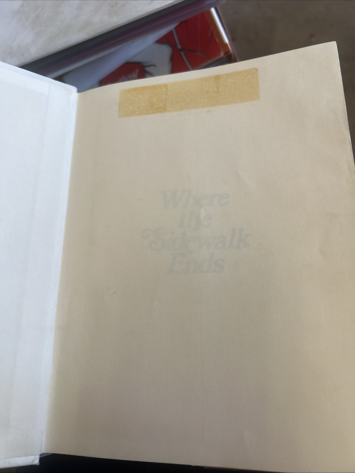 Where the Sidewalk Ends Shel Silverstein 1974 1st Edition. Nice