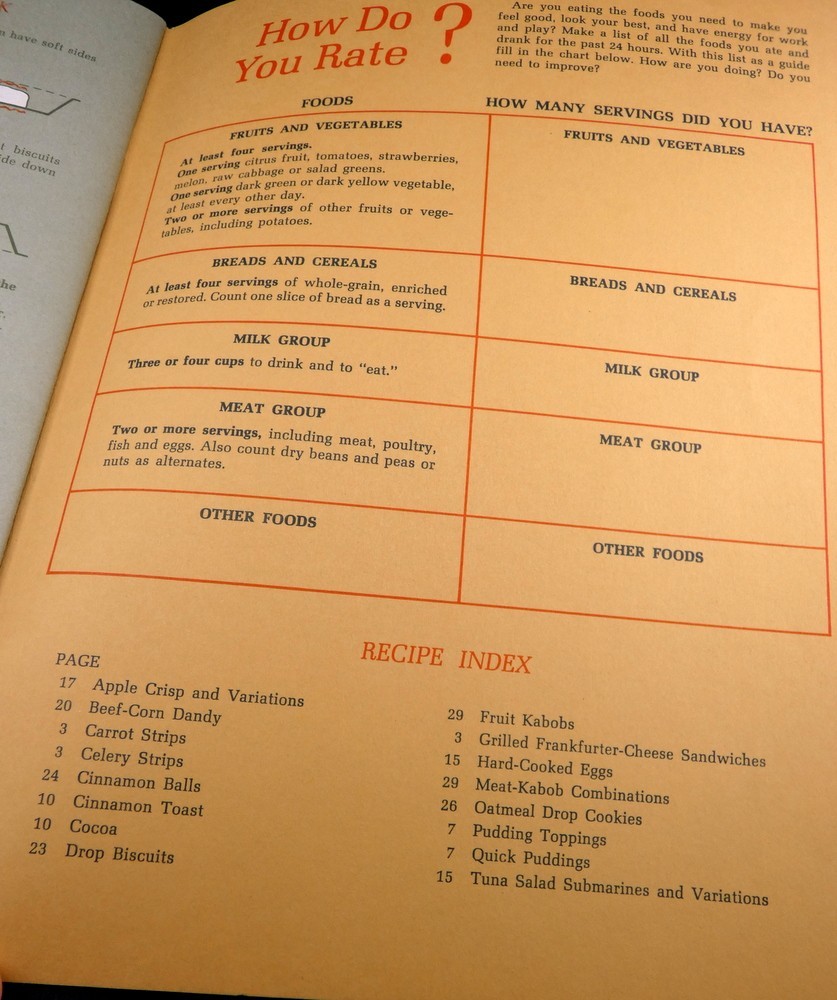 Vintage Tricks for Treats 4-H Food Magic Halloween Cook Book