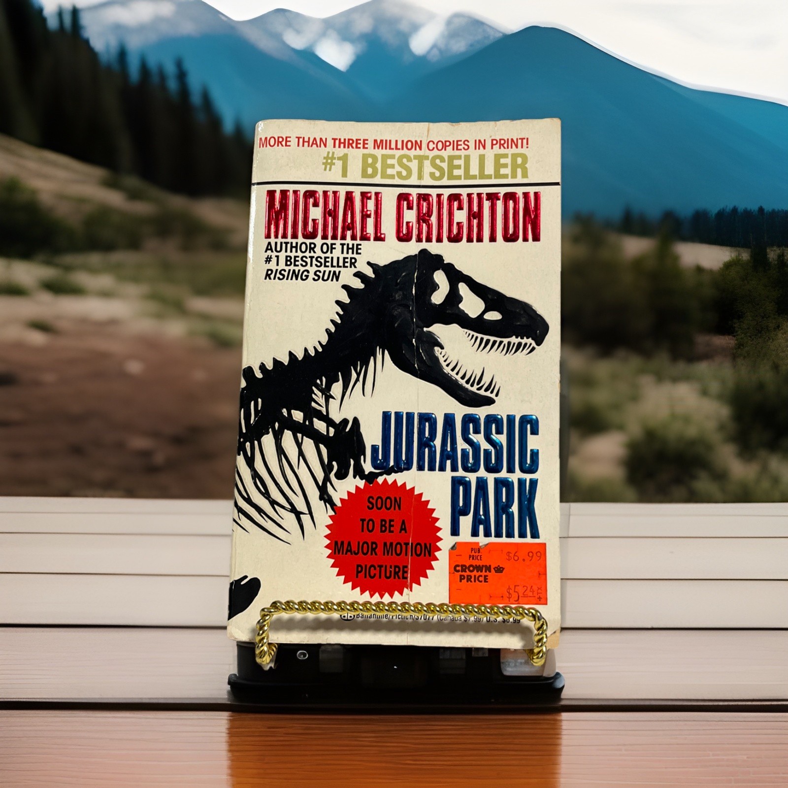 Jurassic Park by Michael Crichton 1993 Ballantine 35th Printing Paperback
