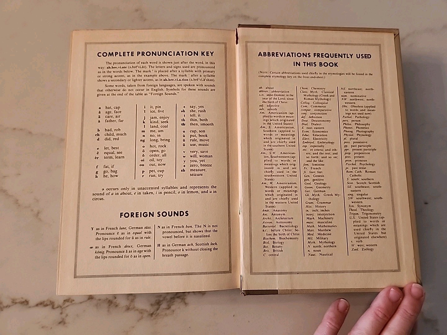 Comprehensive Desk Dictionary A-K & L-Z By Thorndike & Barnhart – 1958