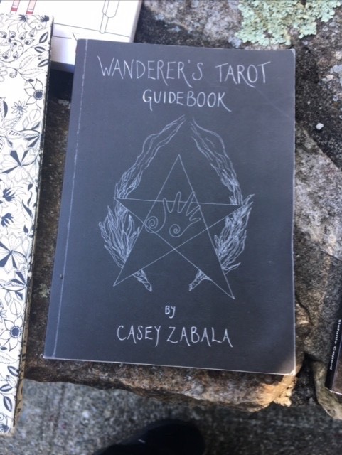 „Wanderer’s Tarot Guidebook“, by Casey Zabala, Soft Cover Book