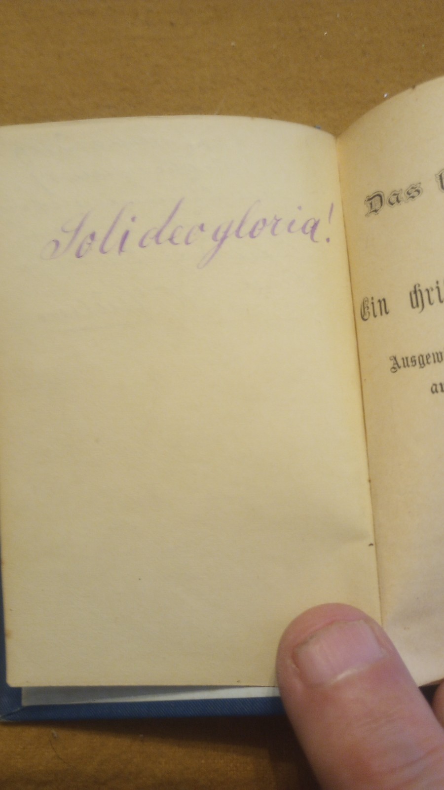 Antique 1885 German Devotional Book -„The Daily Bread of the Christian“