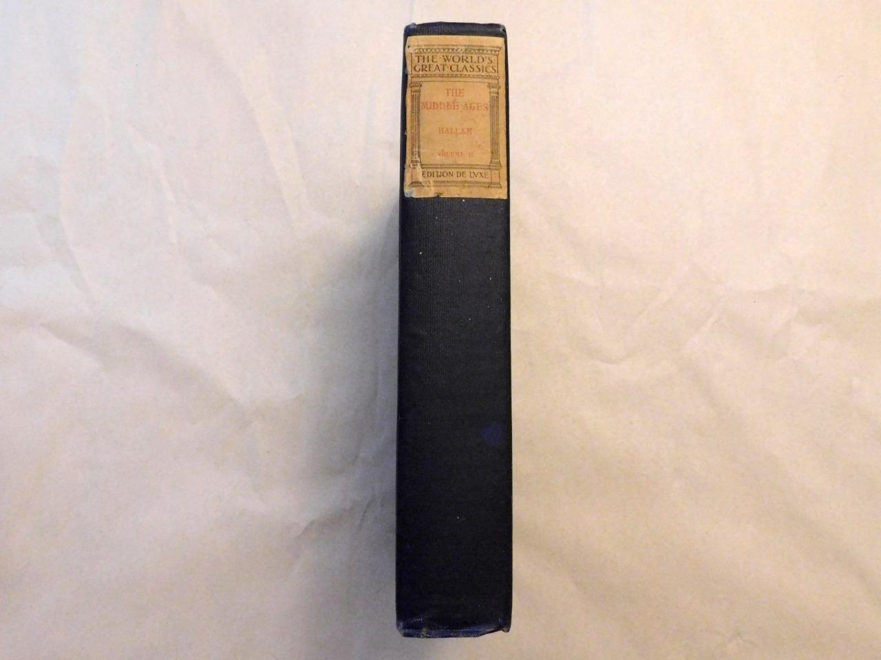 Antique 1899 Books the Worlds Great Classics The Middle Ages Vol 2 and 3