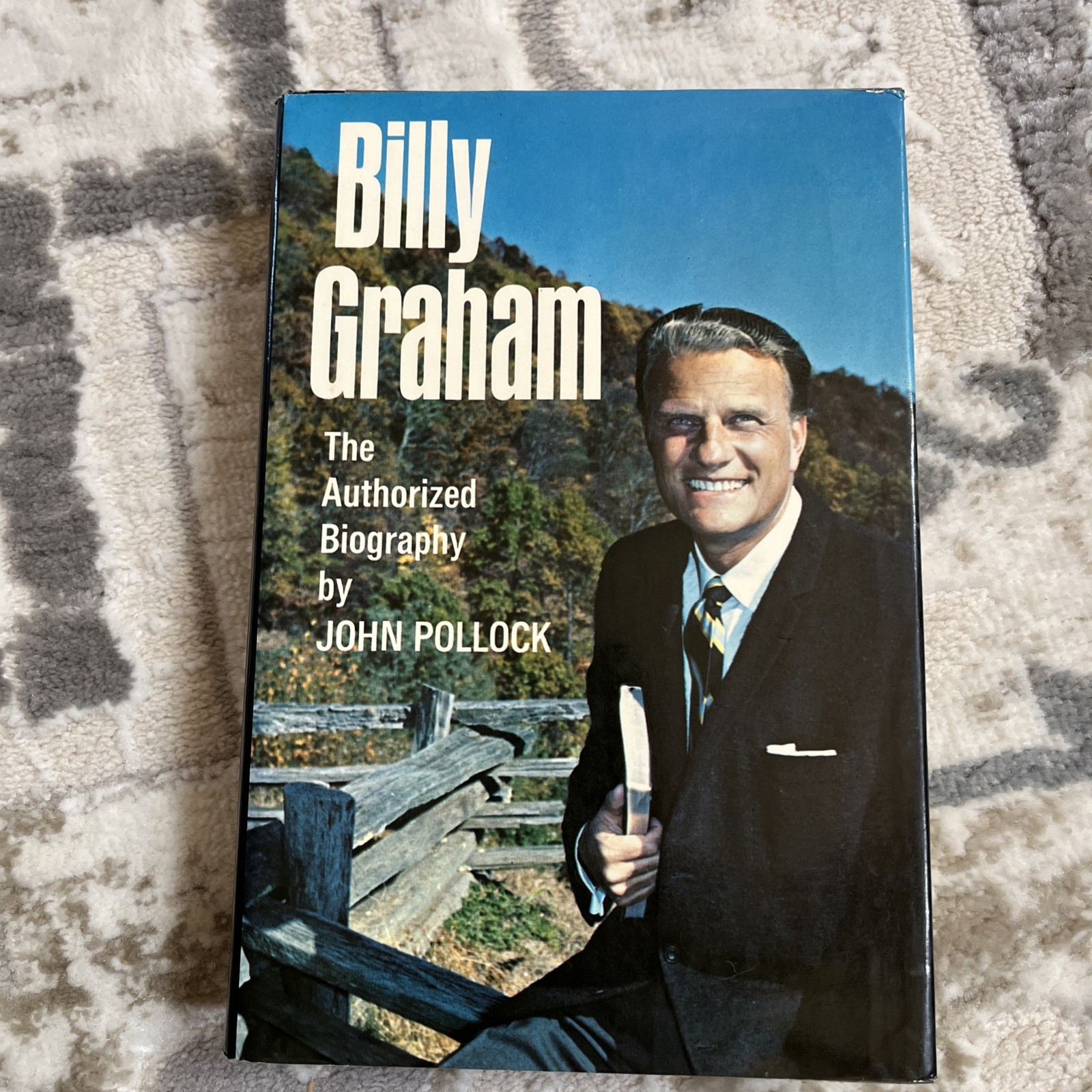 Billy Graham – The Authorized Biography HBDJ 1966 John Pollock Vintage