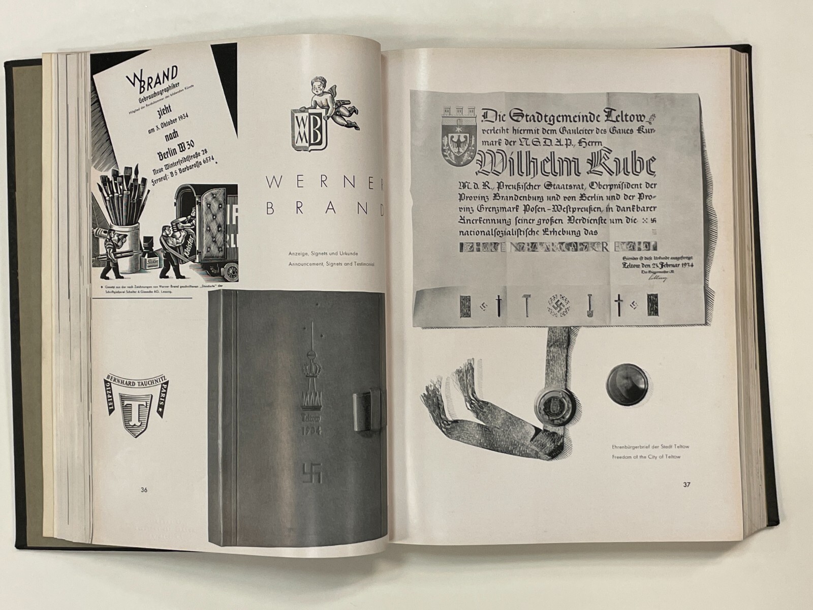 12 Bound issues Gebrauchsgraphik 1935 (volume 12) German Graphic Design magazine