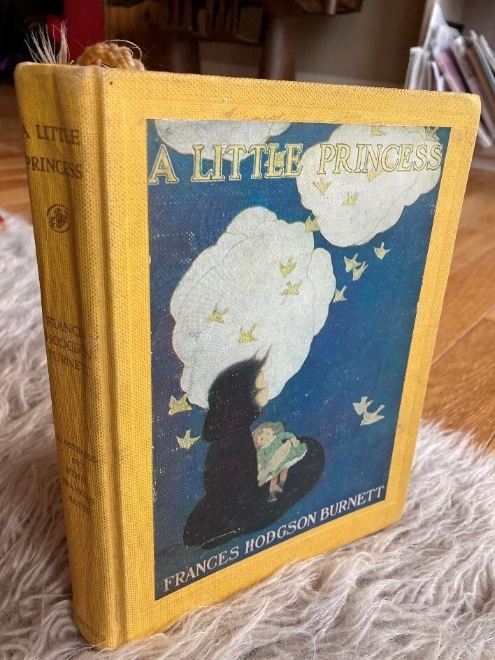 A Little Princess Frances Hodgson Burnett Vintage Novel Book 1938 Edition Betts
