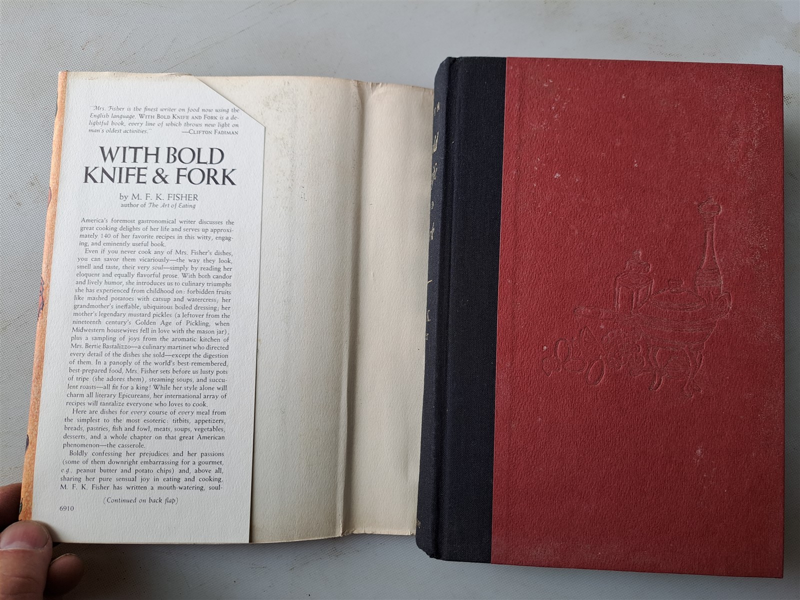 With Bold Knife & Fork – Recipes Etc. by M.F.K. Fisher – 1969 HC, Jacket