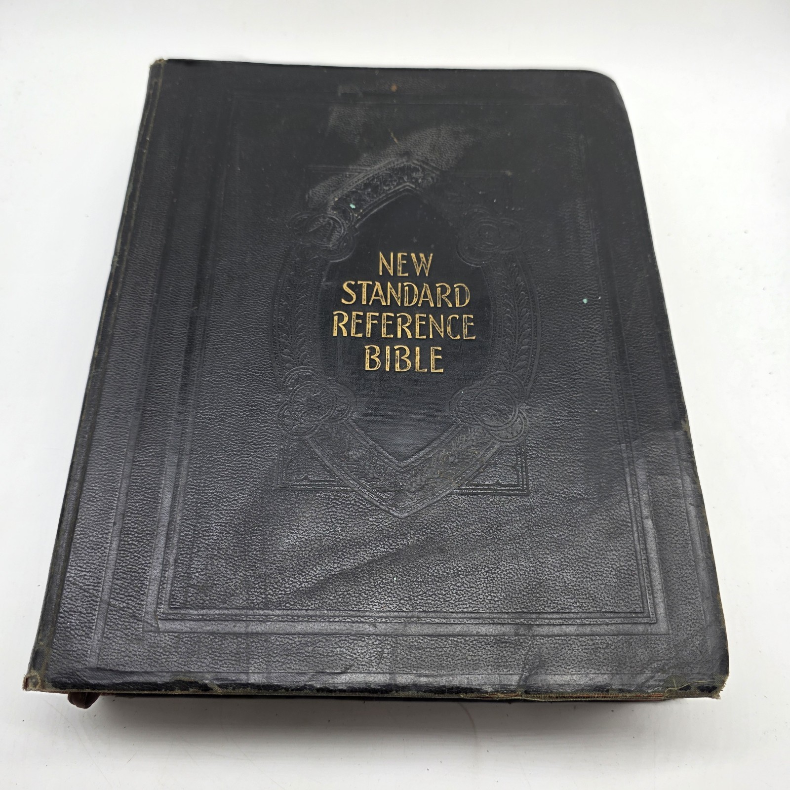 1936 Blue Ribbon Illustrated Bible John A. Hertel Co. Old Masters Plates