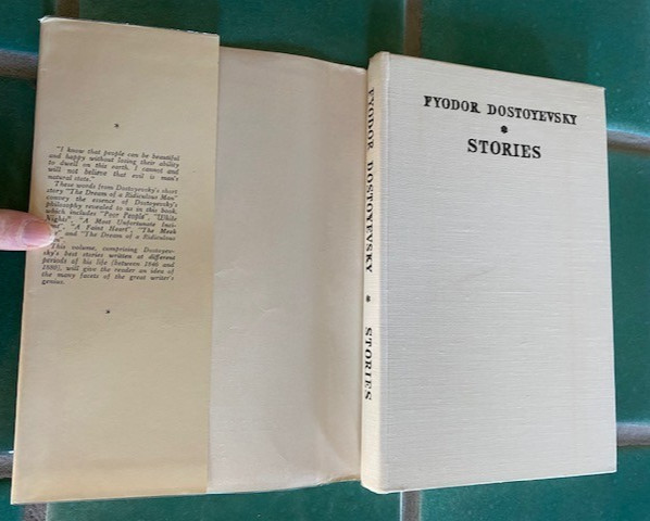 Fyodor Dostoyesvsky STORIES 1971 Progress Publishers 1st printing HC DJ