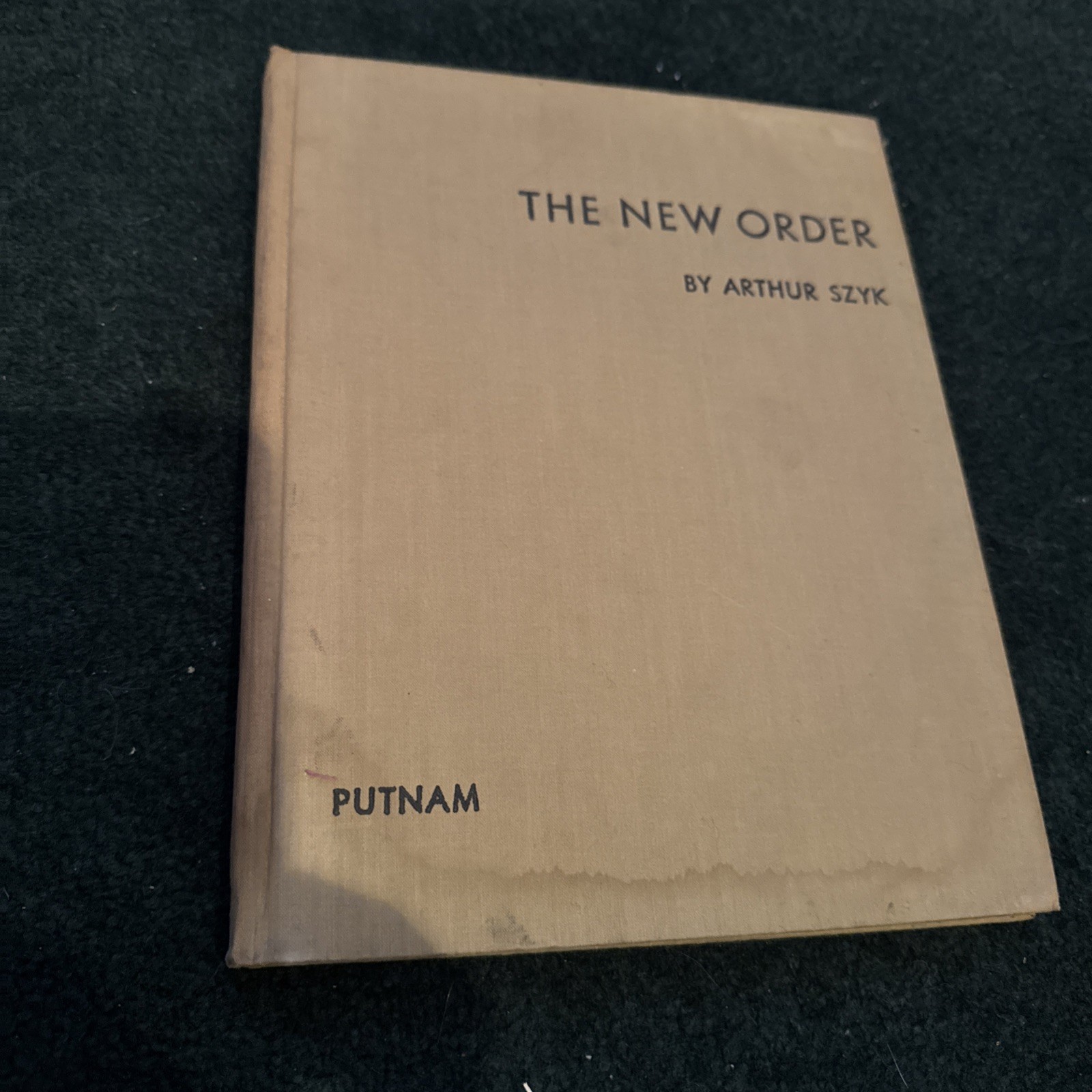 THE NEW ORDER by ARTHUR SZYK 1941 Hardcover 38 Illustrations 1st Edition Cloth