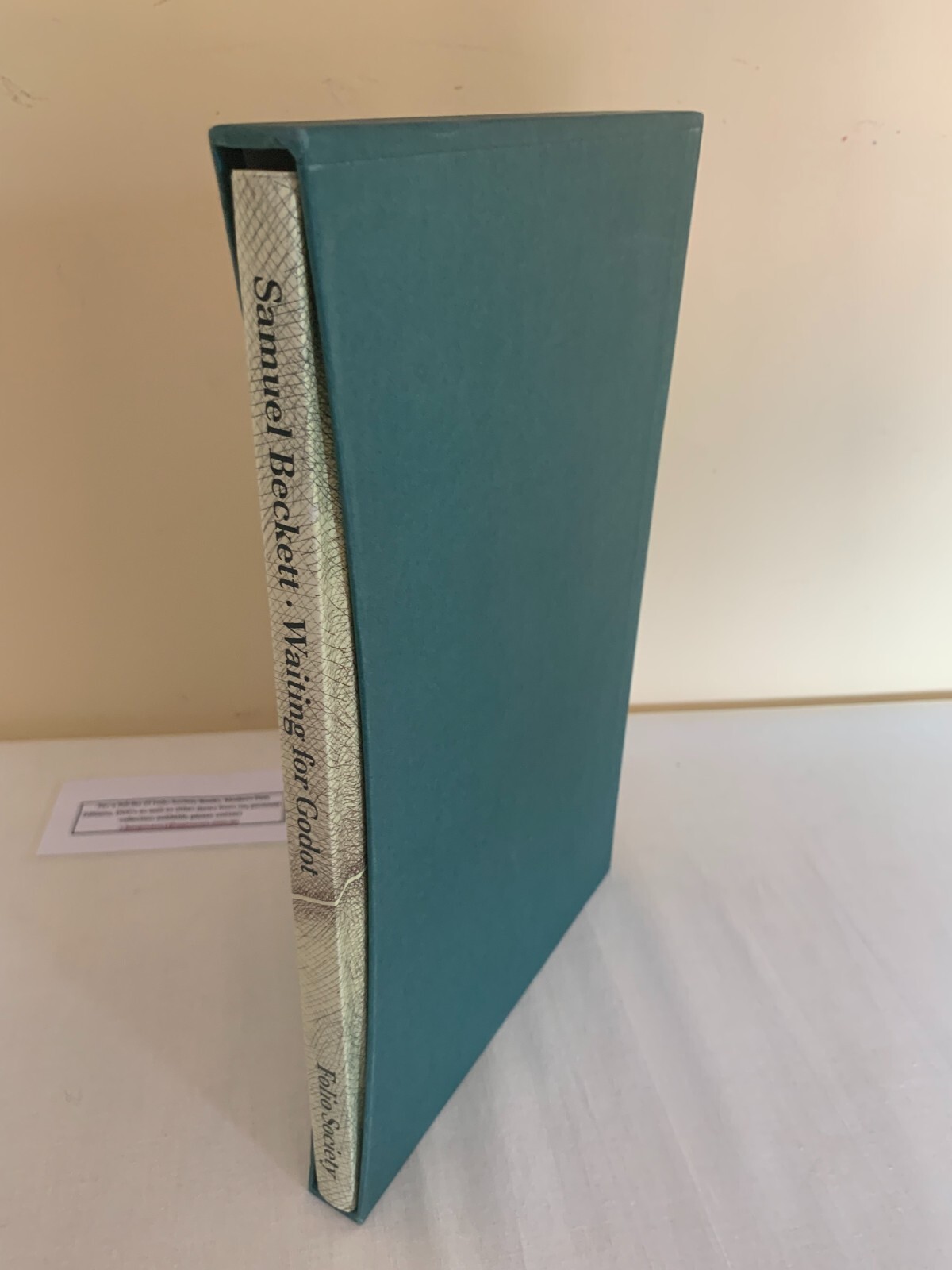 Folio Society Samuel Beckett Waiting for Godot Like New Hardcover