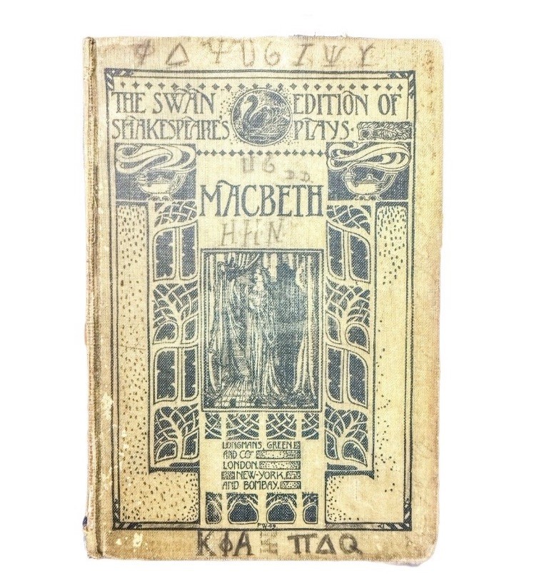 1899 Swan Edition Macbeth Shakespeare Longmans Green Antique Hardcover Book