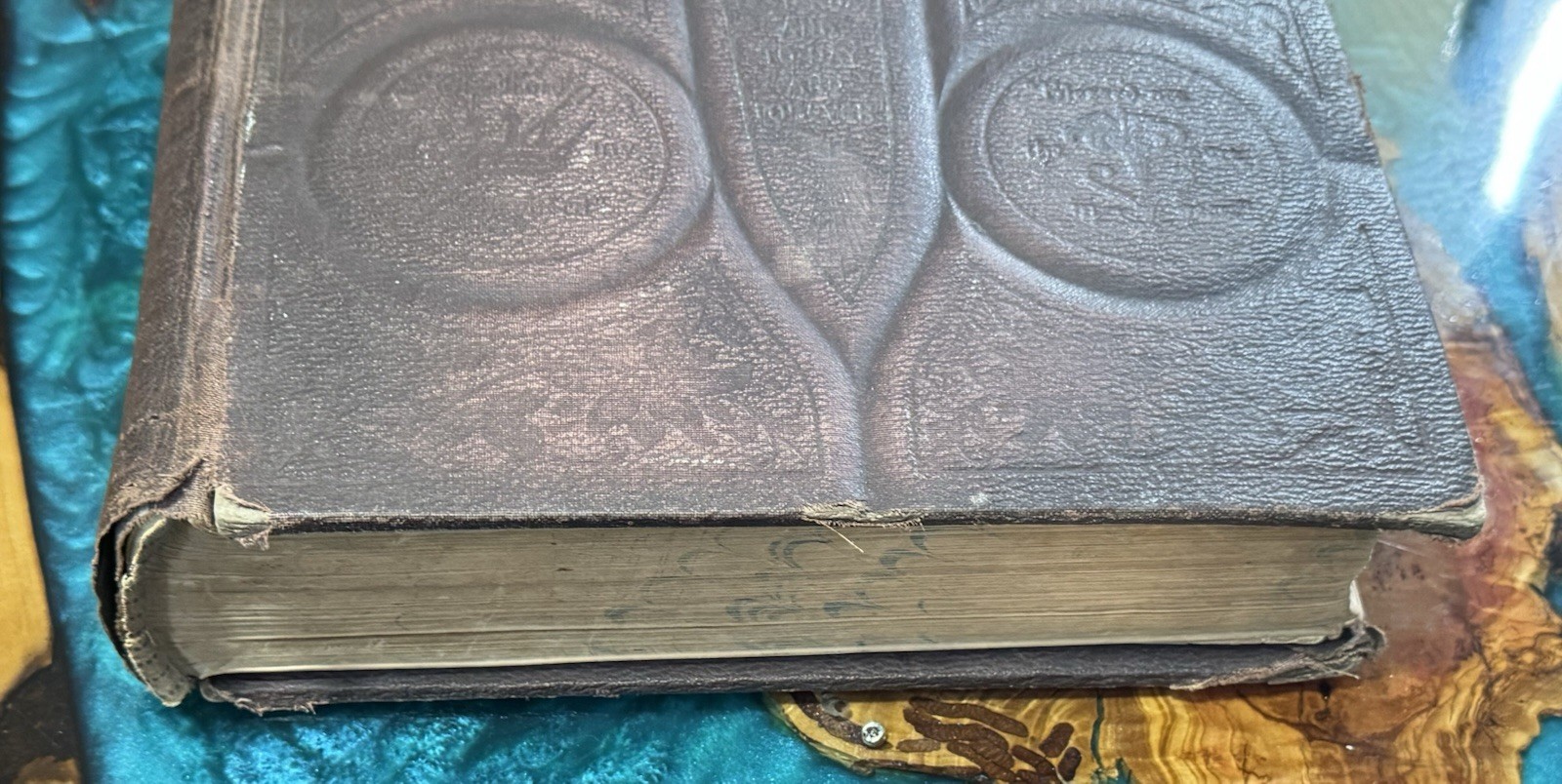1903 A.J. Holman’s Self Pronouncing Edition Tooled Leather Holy Bible