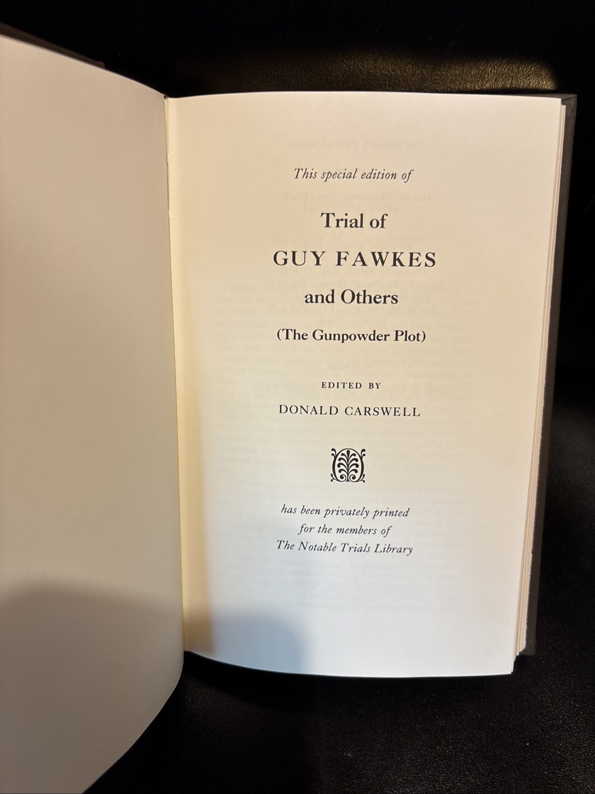 The Trial Of Guy Fawkes and others, Gryphon Editions Notable Trials Library 1991