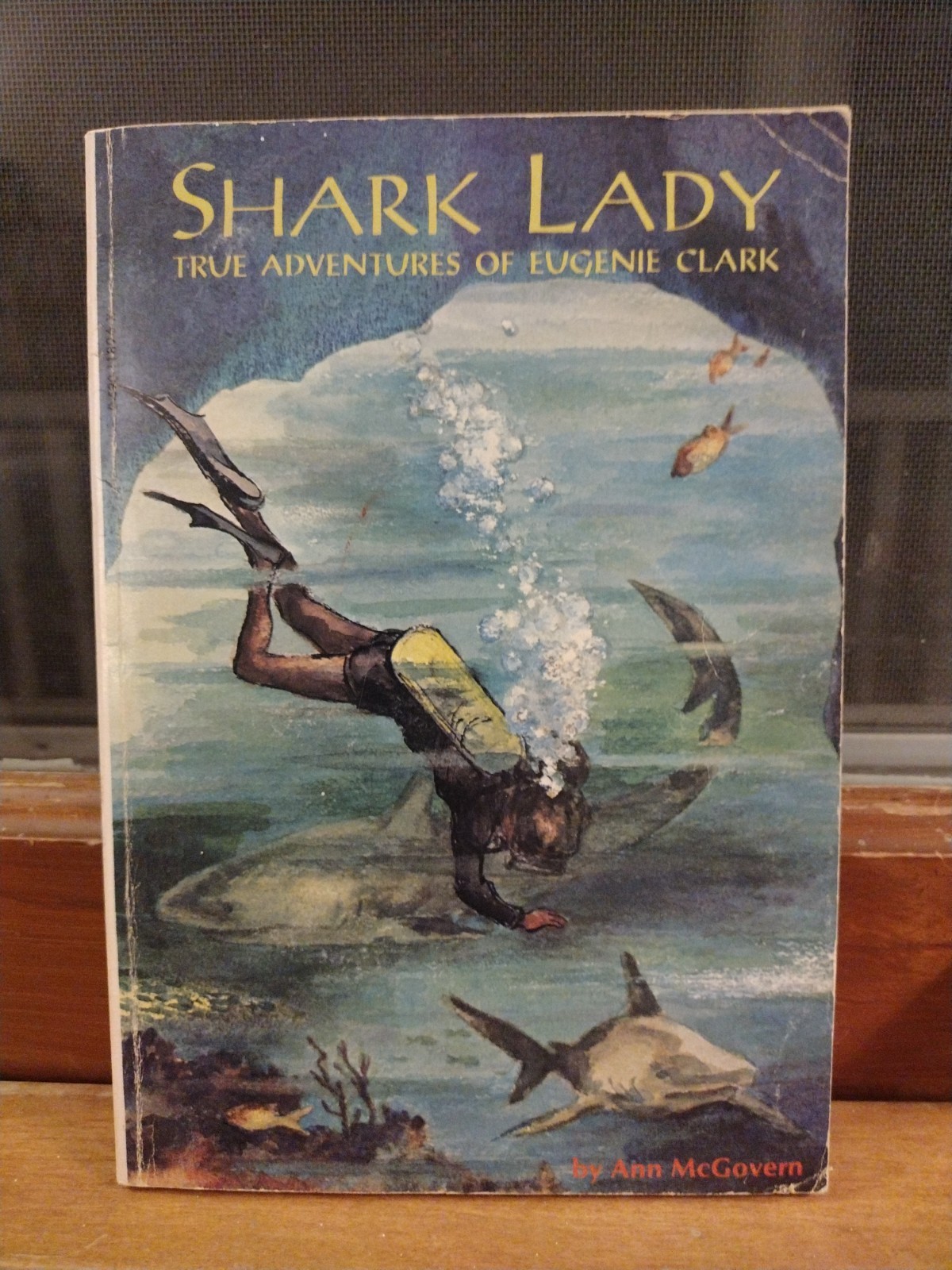 Shark Lady True Adventures of Eugenie Clark Scholastic Books 1978 Ill. Ruth Chew