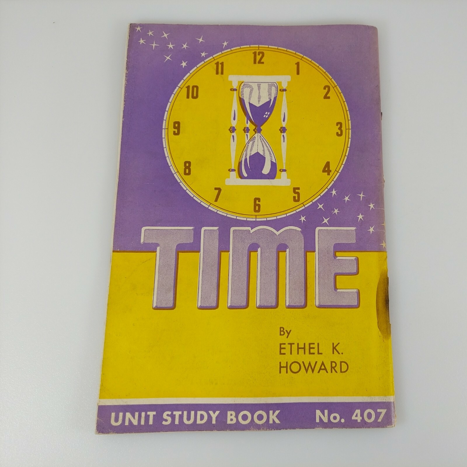 Time, Ethel K. Howard, Unit Study Book 407, 1942 Educational Book