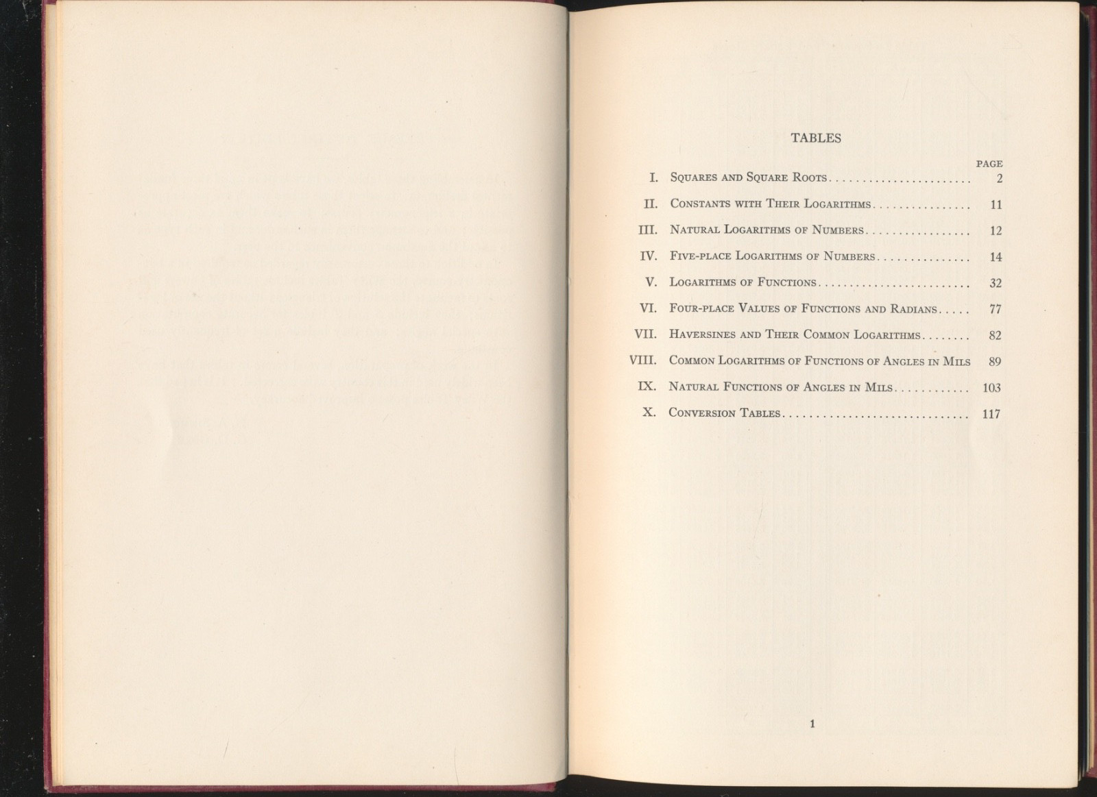 Wiley Trigonometric Tables 2nd Edition WWII Era 1945 Hardcover John Wiley & Sons