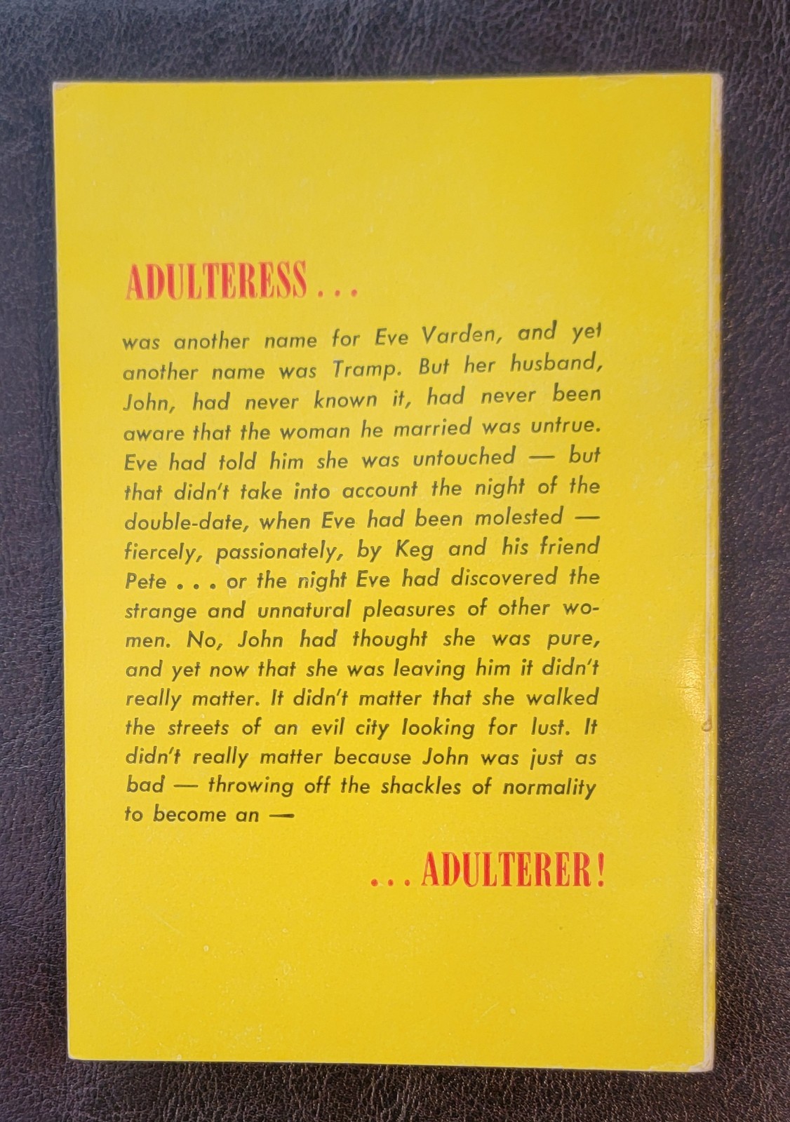 Flesh Festival John Dexter Nightstand NB1585 1961 Lesbian Sleaze McCauley GGA
