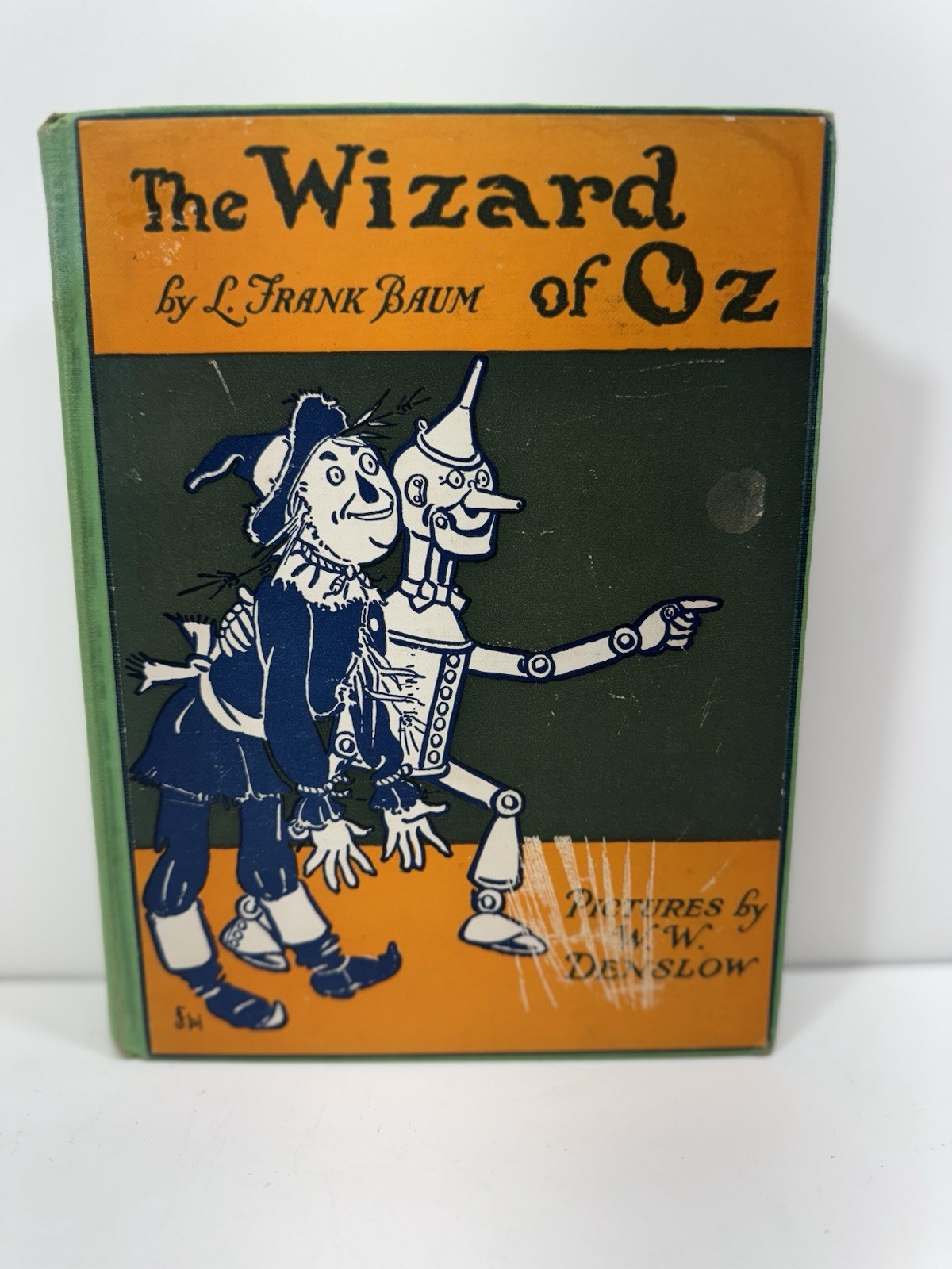 The Wizard Of Oz Hard Cover By L. Frank Baum Pictures By W.W. Denslow 1903 Bobbs