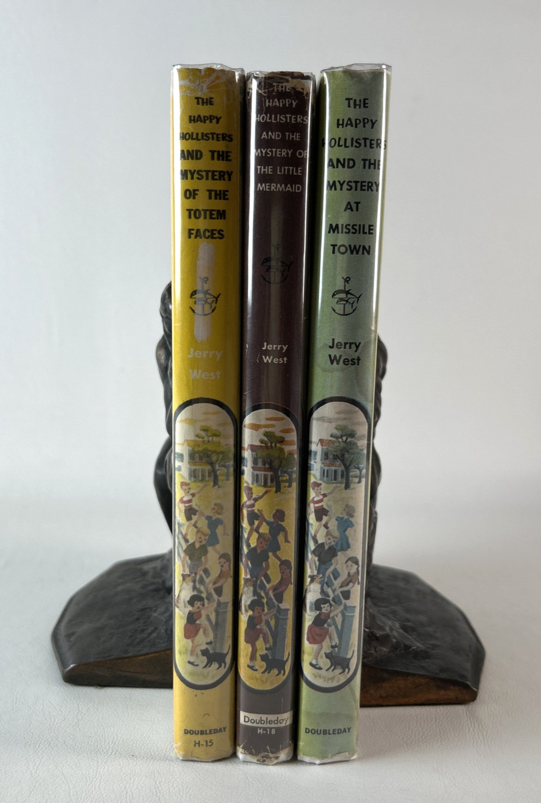 The Happy Hollisters Jerry West Lot of 3 Vintage Childrens Hardcover Books