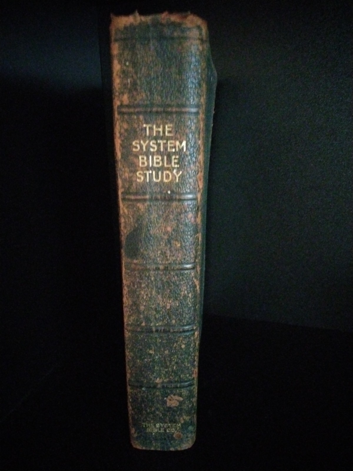 System Bible Study or The Busy People’s Bible, 1st Ed. 1922 Leather