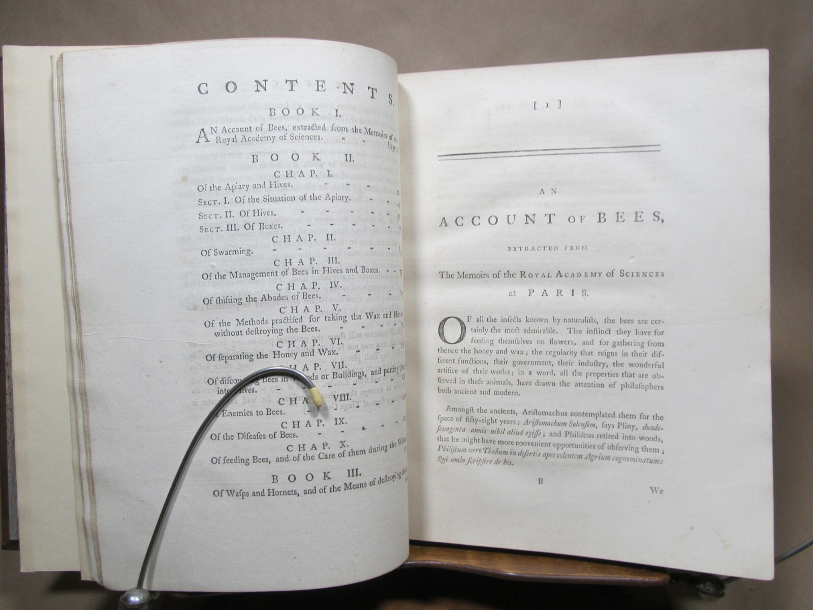 A Treatise on the Management of Bees by Thomas Wildman London 1768 rebound