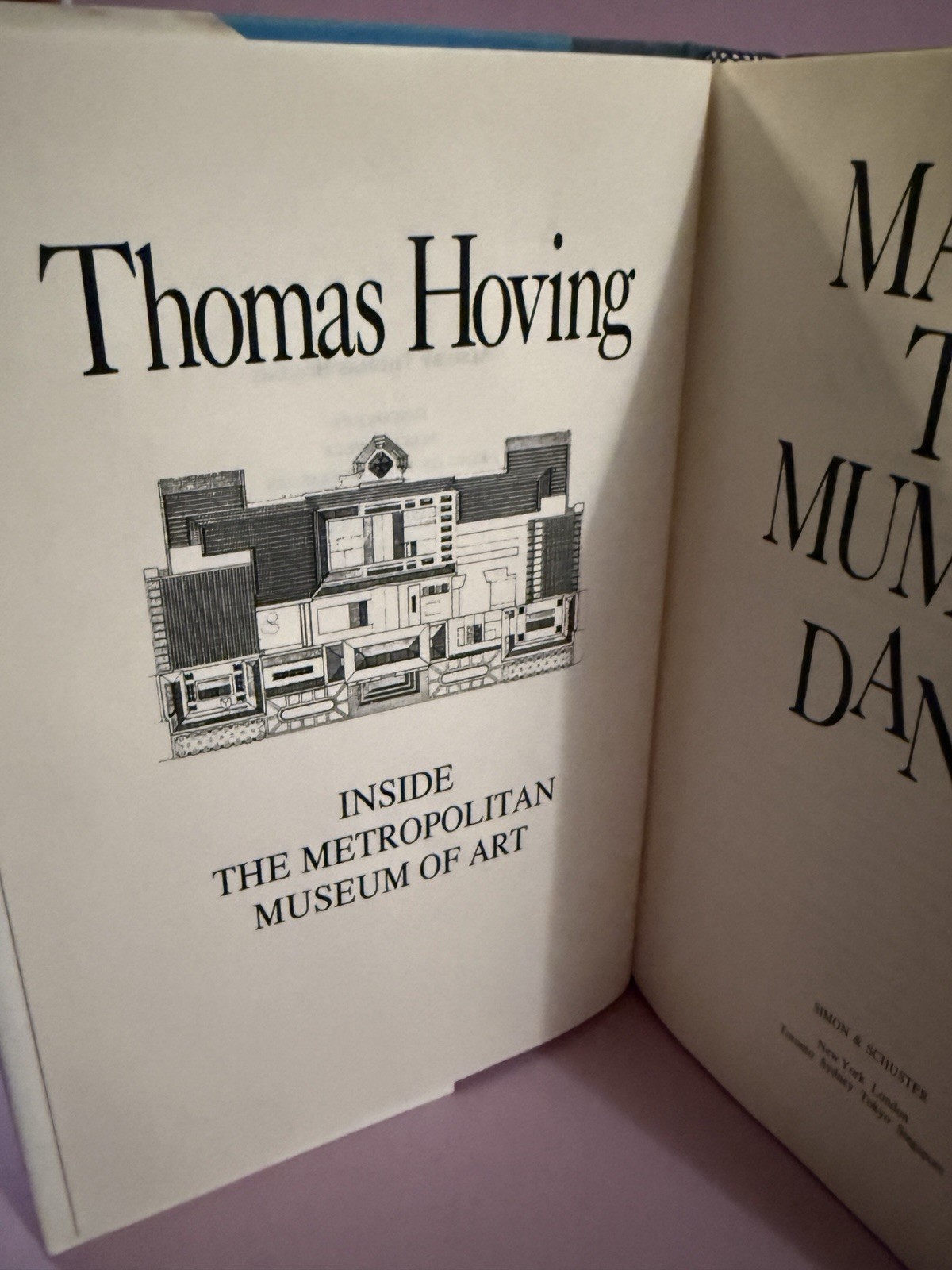 Thomas Hoving / Making the Mummies Dance Inside the Metropolitan Museum ~ Signed