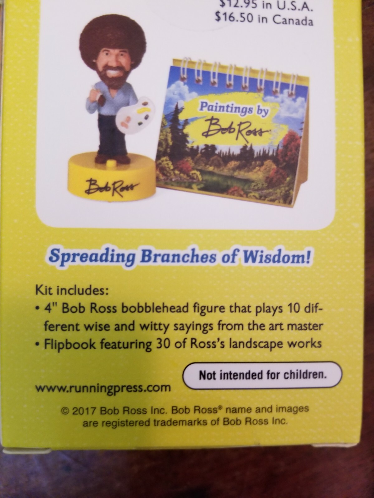?Bob Ross Bobblehead: With Sound! Bob Ross Book & Merchandise Book MINIATURE