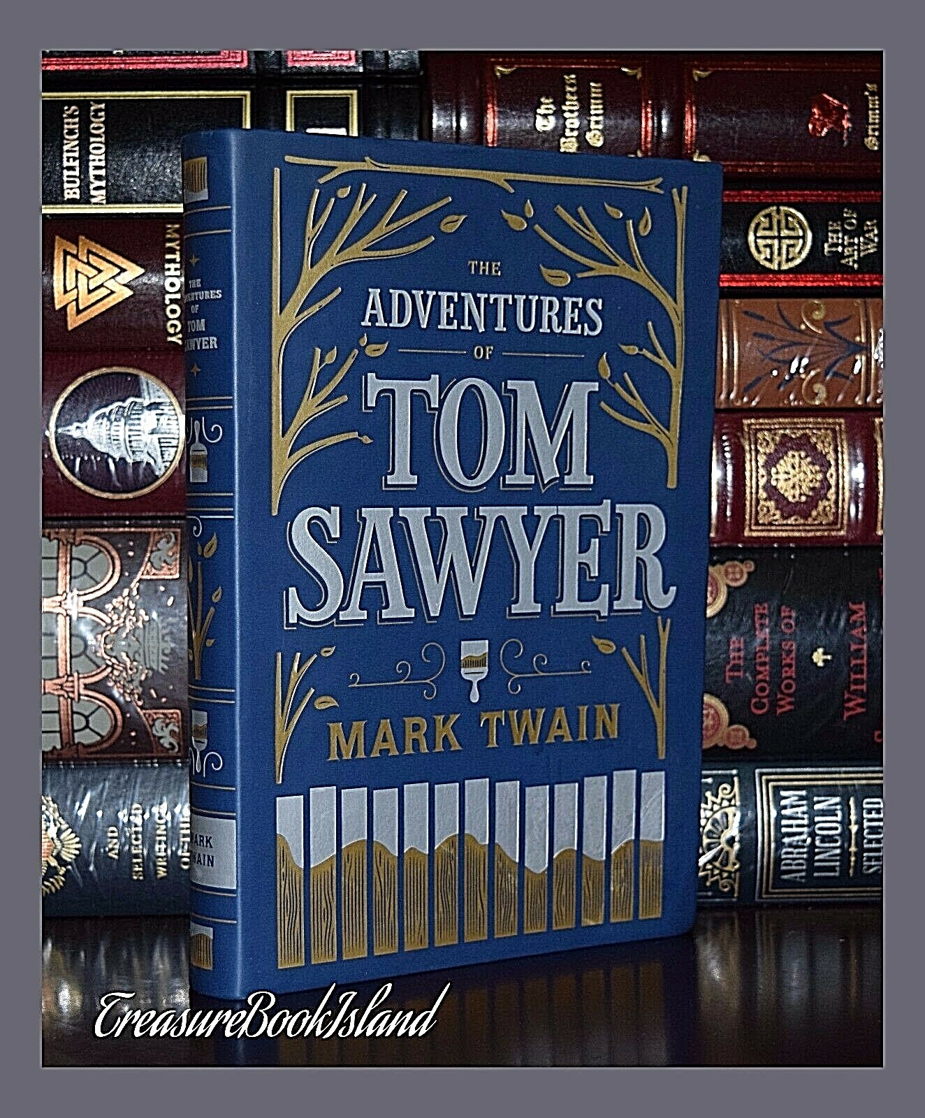 Adventures of Tom Sawyer by Mark Twain New Leather Bound Collectible Edition