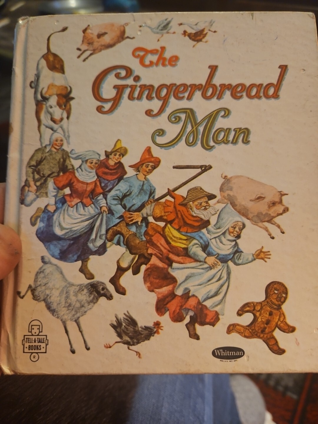 Whitman 1963 The Gingerbread Man Paper Back Book told by Patricia Zens