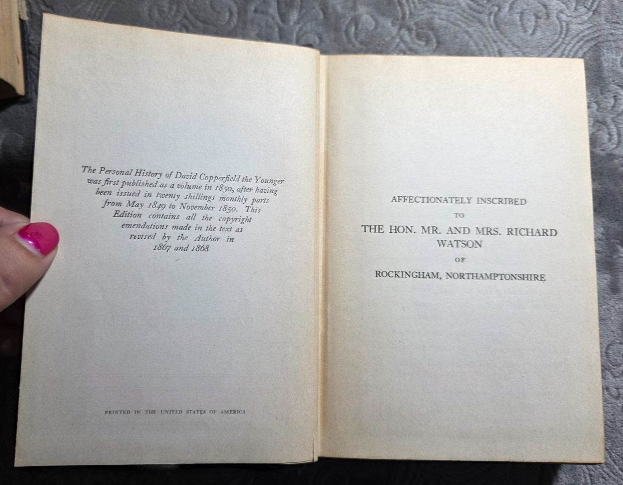 Charles Dickens David Copperfield & Martin Chuzzlewit Cleartype Ed. Illustr SET