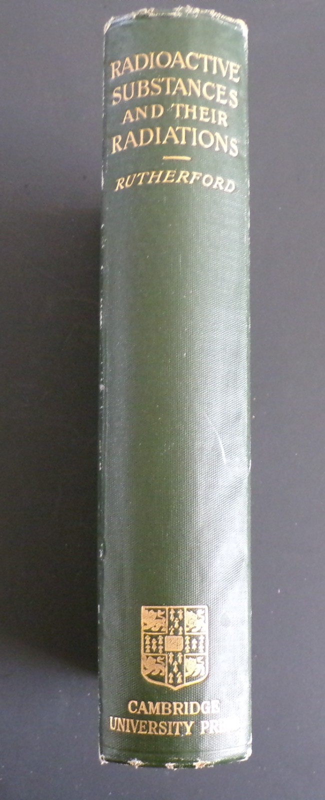 1913 1st ed Rutherford lot Radioactive Substances and & 1912 Clark Lecture g/vg
