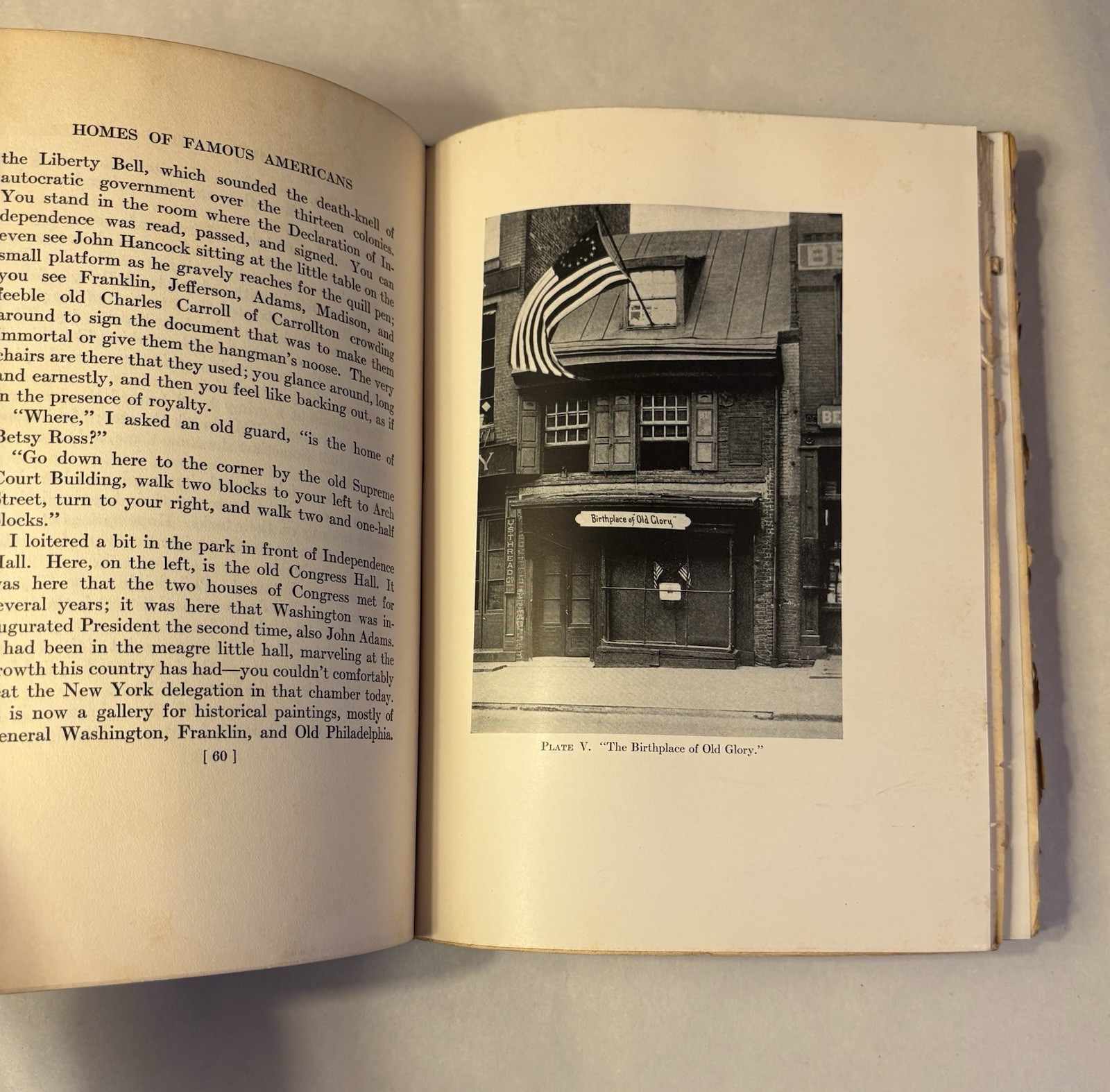 Homes of Famous Americans By Sherlock, Chesla C. 1925 Vol 1 Inscribed/Signed