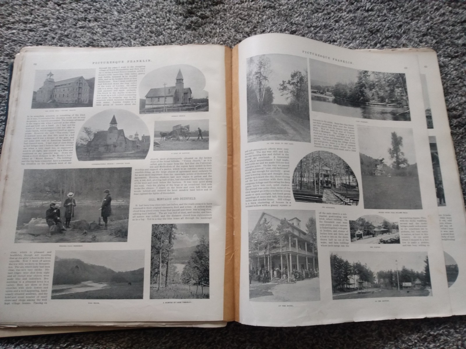 Picturesque Franklin (County, Massachusetts) 1891. Lots of Photos