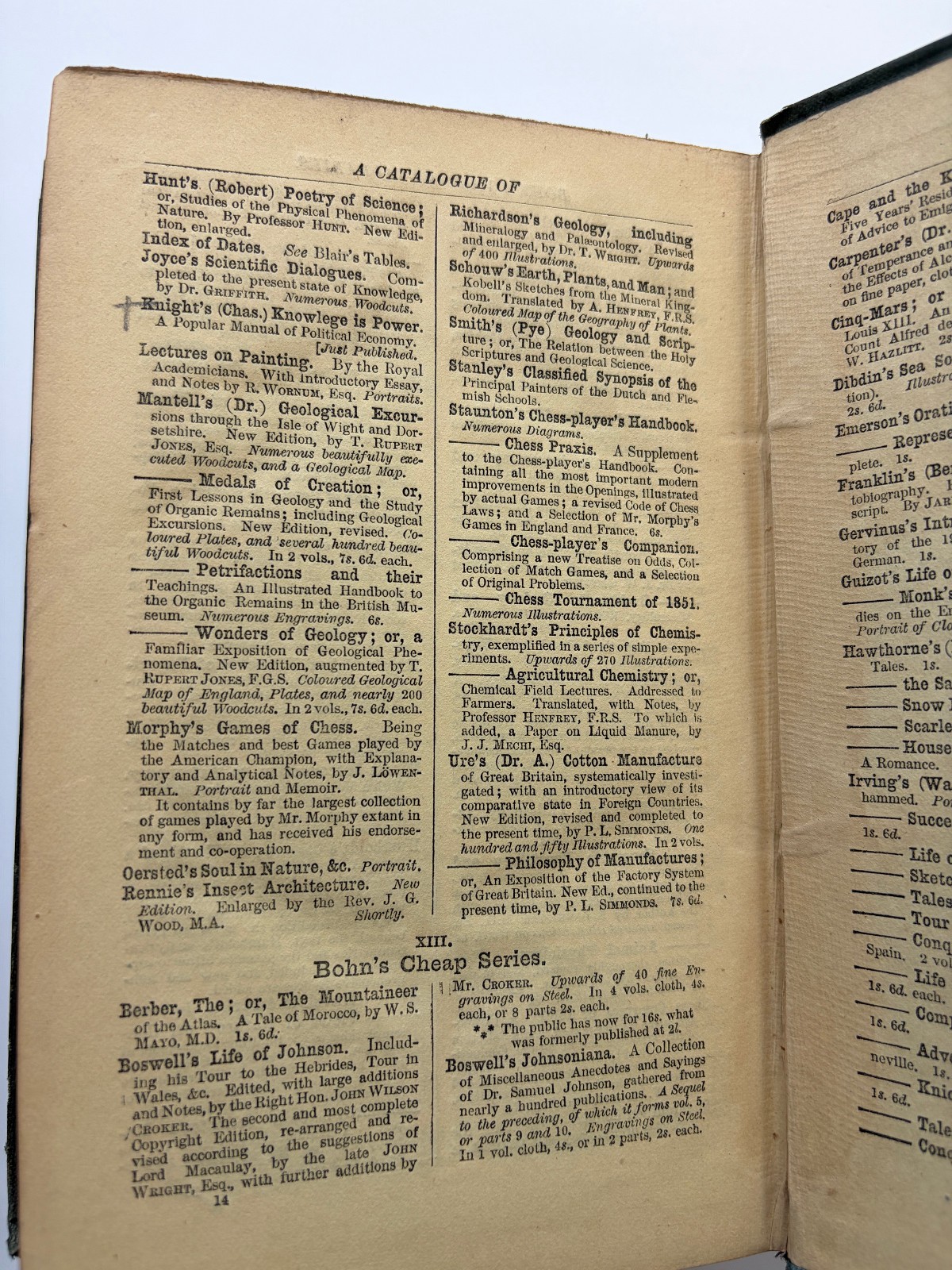 1866 Kant Critique of Pure Reason Bohn’s Philosophical Library