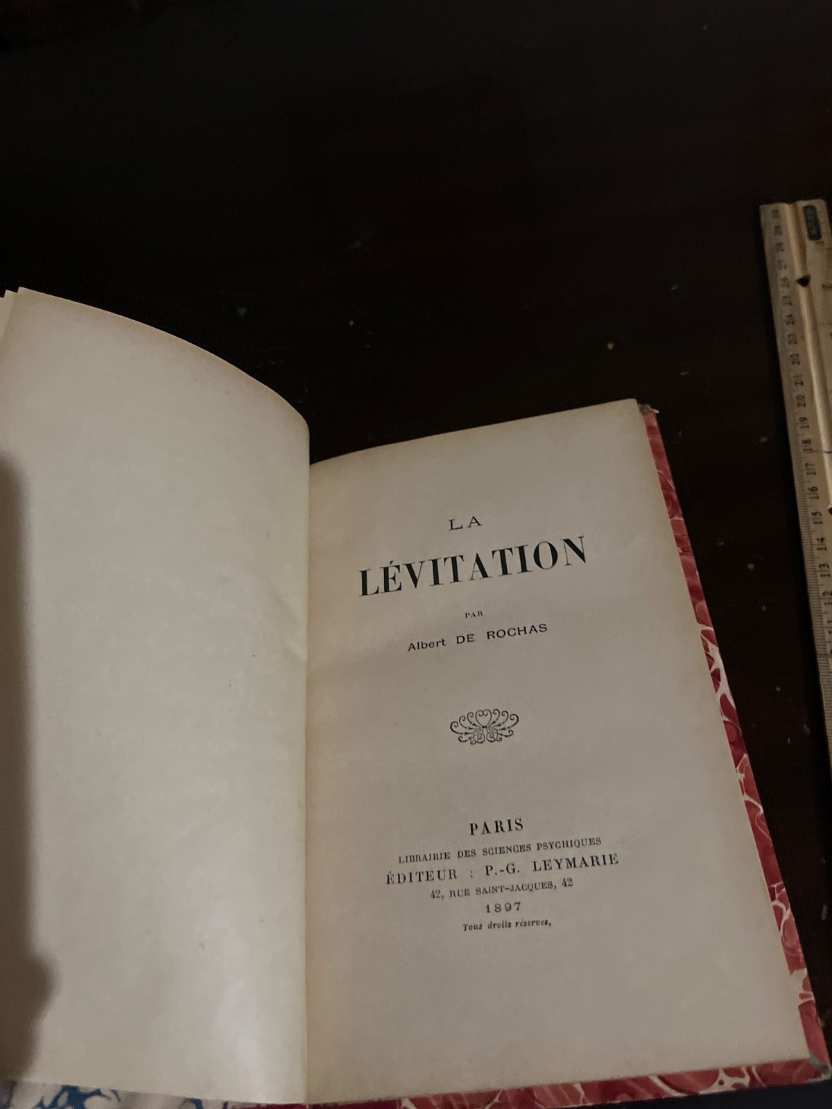 Rare 1897 levitation accult work first edition highly collectible