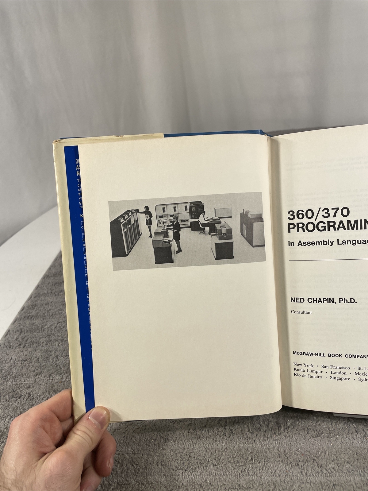 360/370 Programing In Assembly Language By Ned Chapin Hardcover Dust Jacket 1973