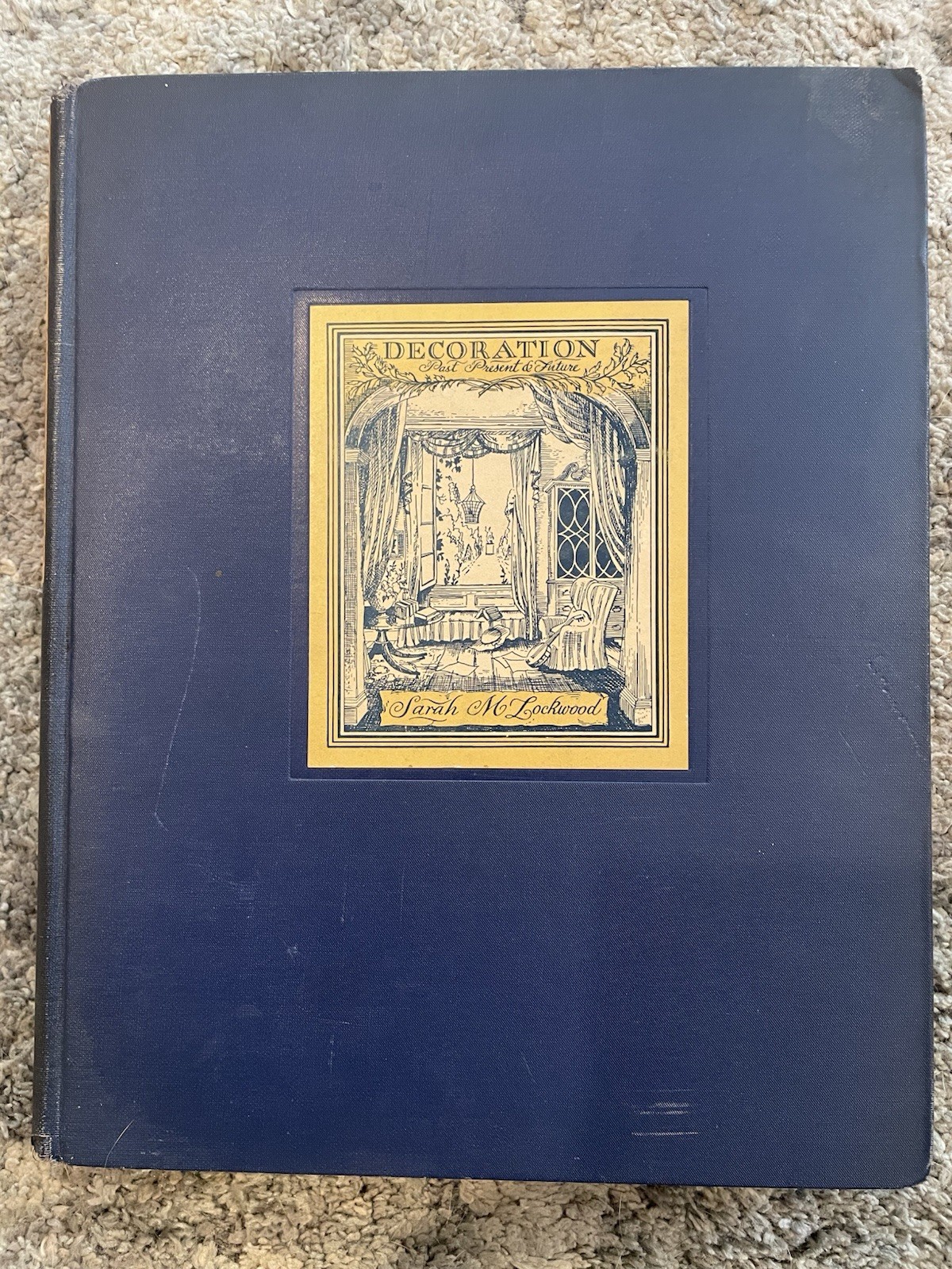 1934 Antique *1st Edition* Home Design Book „Decoration, Past, Present & Future“