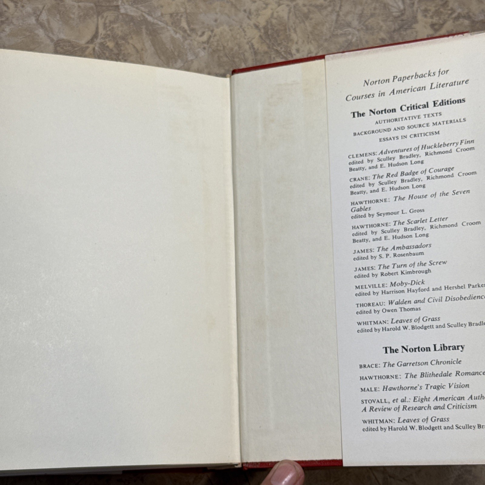 The American Tradition in Literature Vol 2 Third Edition 1967 Norton HC w/ DJ