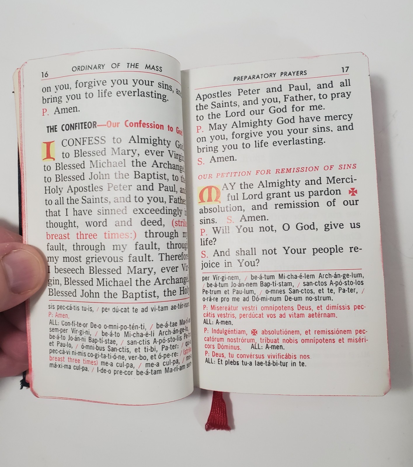 1961 Saint Joseph Pocket Missal – Confraternity Version In English