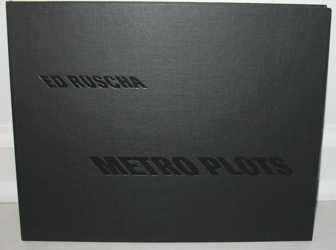 Edward Ed Ruscha Metro Plots Gagosian Gallery Paintings Los Angeles HC