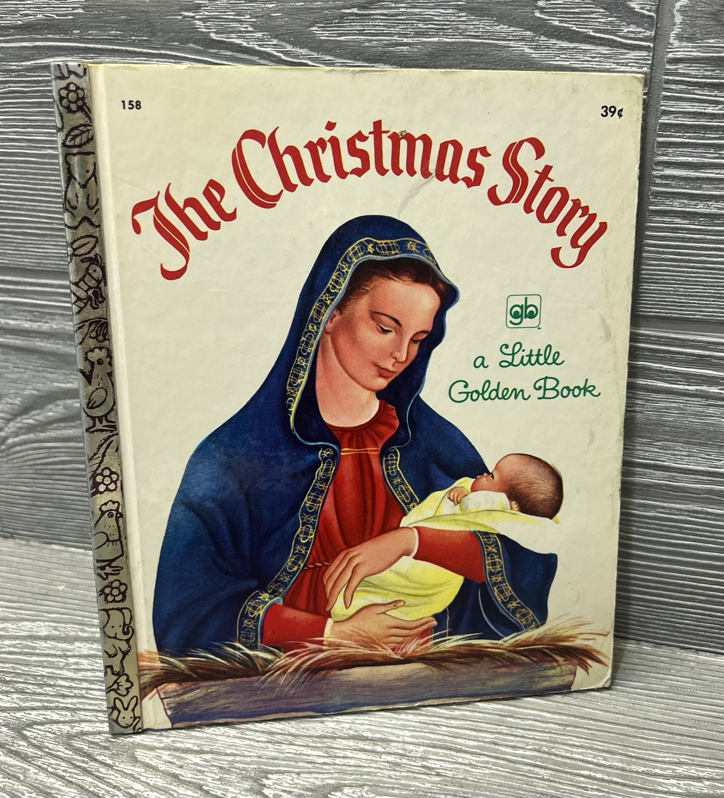 The Christmas Story Little Golden Book Vintage 1971 Hardcover Bible Christian