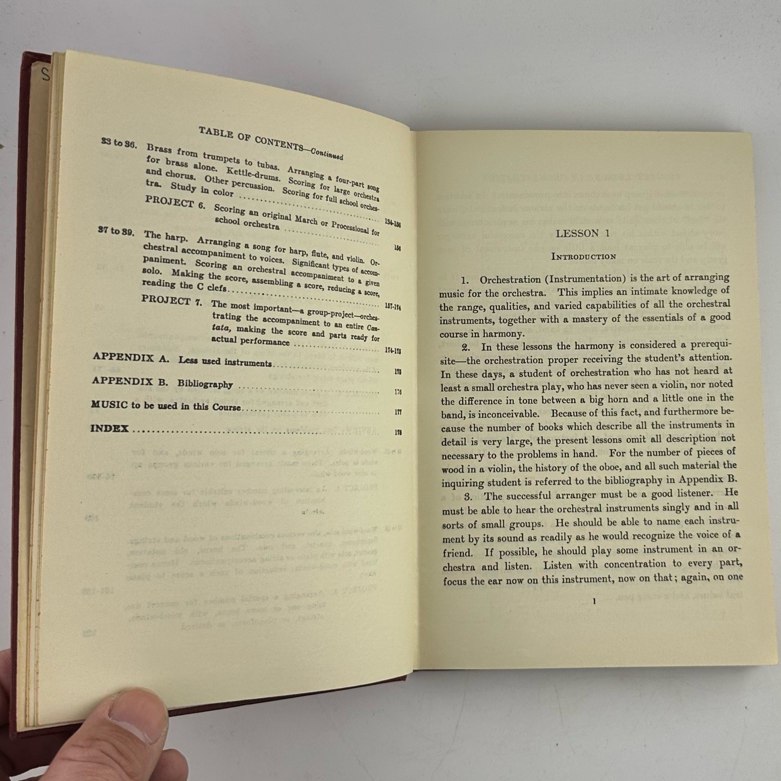 Project Lessons in Orchestration Arthur E. Heacox 1928 HC Oliver Ditson