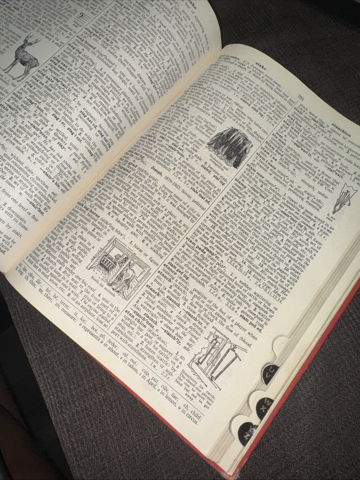 Vintage 1965 Advanced Junior Dictionary Third Edition By Thorndike & Barnhart